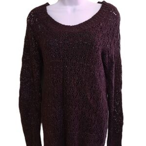 Elegant Purple Women's Sweater